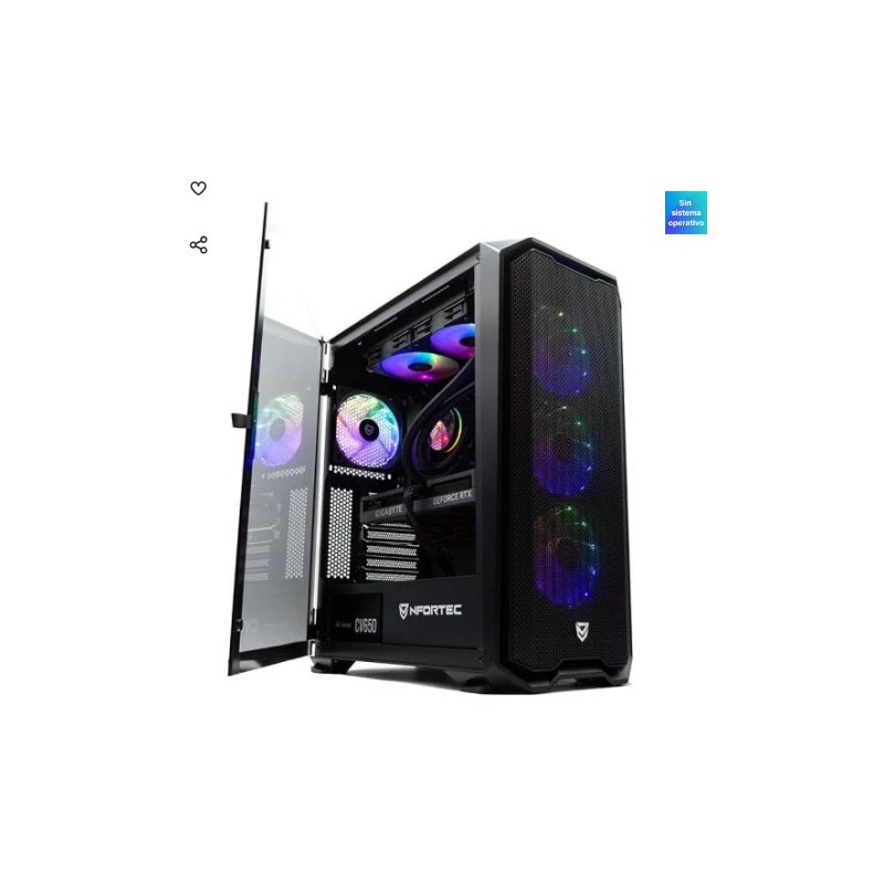 PcCom Ready AMD Ryzen 7 5800X / 32GB / 1TB SSD / RTX 4060 Ti